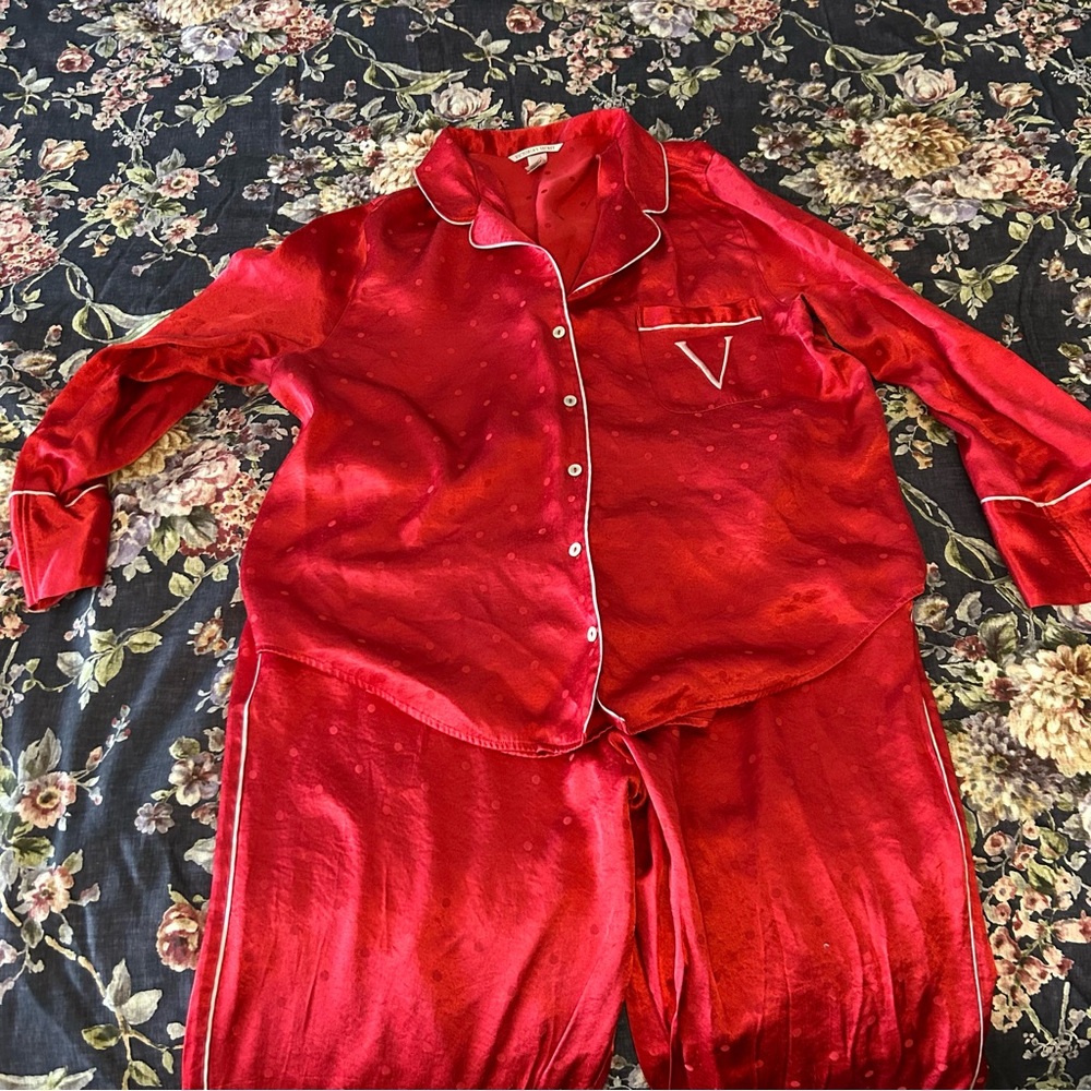 Victoria’s Secret Red Polka Dot Pajamas
